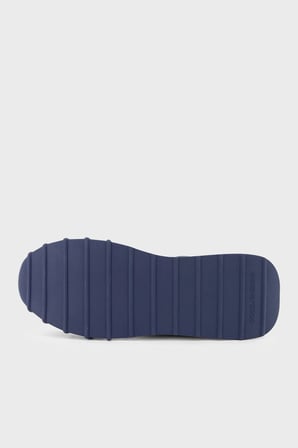 Dolce Gabbana Logolu Deri Karışımlı Sneaker Ayakkabı Erkek AYAKKABI CS2384 A0864 8D600 LACİVERT