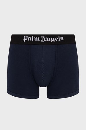 Palm Angels Logolu Pamuklu 3 Pack Boxer Erkek BOXER PLA1UMBTR01TR LACİVERT