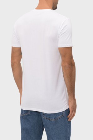 Palm Angels Pamuklu Bisiklet Yaka 2 Pack T Shirt Erkek T SHİRT PLA1UMBTS01BI BEYAZ