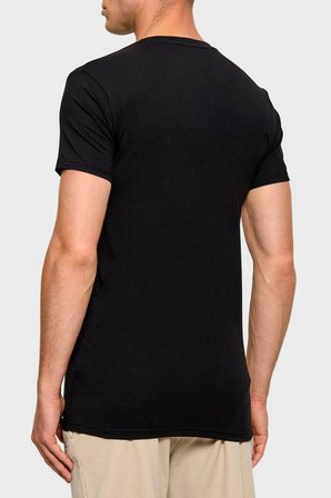 Palm Angels Pamuklu Bisiklet Yaka 2 Pack T Shirt Erkek T SHİRT PLA1UMBTS01BI SİYAH