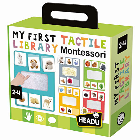 Headu My First Tactile Library Montessori (2-4 Yaş)