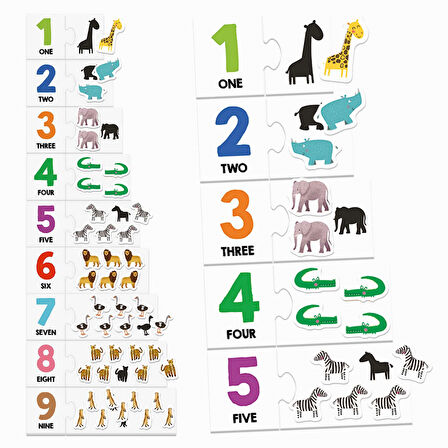 Headu Tactile Numbers Montessori (3-6 Yaş)