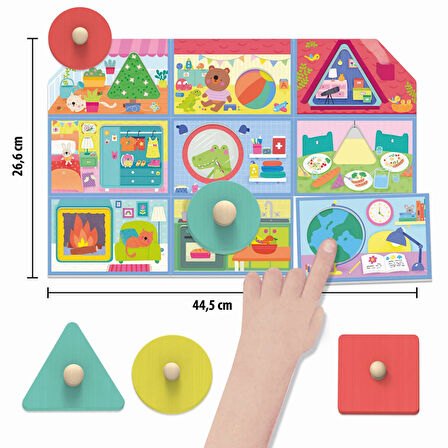 Headu Baby Shapes House Montessori