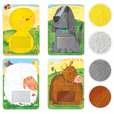 Headu 4 Tactile Puzzle Wild