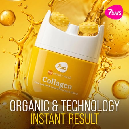 7days Kolajenli Yüz Kremi Ve 3d Masaj Aleti Sıkılaştırıcı Ve Toparlayıcı Etki, 40 Ml