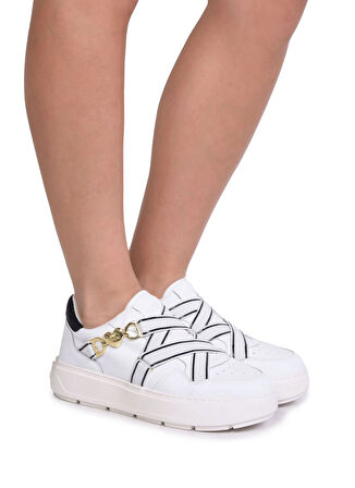 Love Moschino Beyaz Kadın Sneaker JA15254G1M