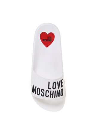 Love Moschino Terlik, 40, Beyaz