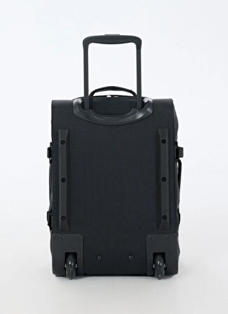 Love Moschino Siyah Çekçekli Kumaş Valiz TROLLEY VIAGGIO NYLON + PU GRS NERO