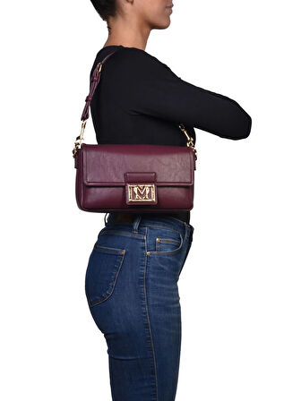 Love Moschino Şarap Kadın Omuz Çantası JC4086PP1N552