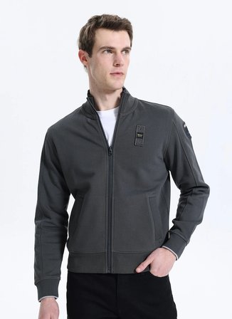 Blauer Lacivert Erkek Dik Standart Sweatshirt 25WBLUF01183-978 CITY