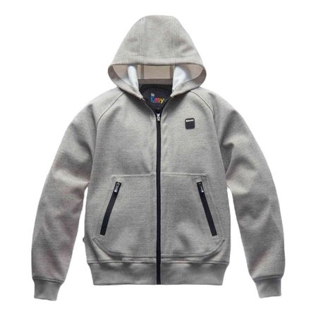 Blauer Easy Men Open Hoody Korumalı Motosiklet Montu Gri