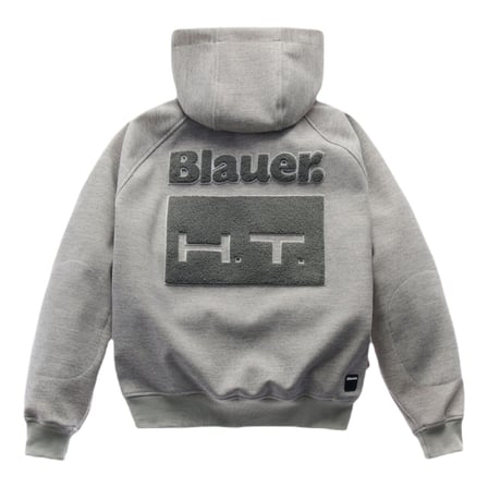 Blauer Easy Men Open Hoody Korumalı Motosiklet Montu Gri
