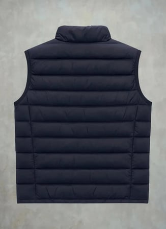 Blauer Lacivert Erkek Dik Yaka Kapitone Yelek 25WBLUX02133-888EN ATLANTIC