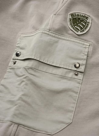 Blauer Gri Erkek Sweat Şort 26SBLUP04048-915 TUFTS