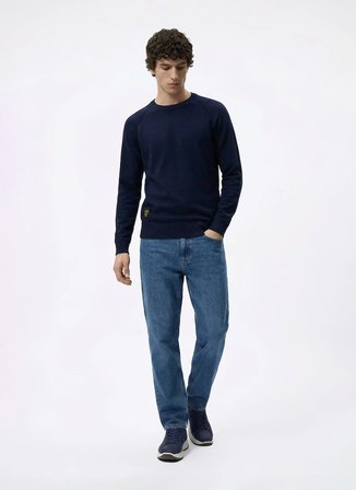 Blauer Lacivert Erkek Standart Kazak 25WBLUM01283-888 COURT