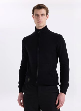 Blauer Siyah Erkek Kazak 25WBLUM08060-999 ROWLEY