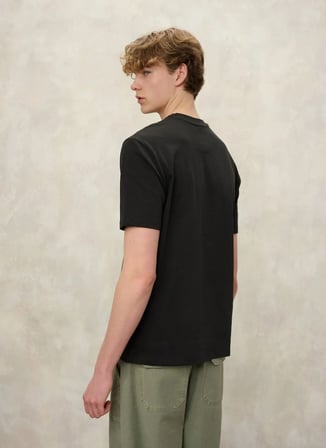 Blauer Siyah Erkek Slim Fit Logo Baskılı T-Shirt 26SBLUH02284-999 FAXON