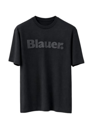 Blauer Siyah Erkek Slim Fit Logo Baskılı T-Shirt 26SBLUH02287-999 BOURN