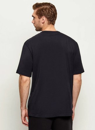 Blauer Siyah Erkek Regular Fit Baklava Desen T-Shirt 26SBLUH02246-999 HOPKINS