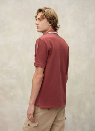 Blauer Kırmızı Erkek Regular Fit Logo Baskılı Polo T-Shirt 26SBLUT02297-586 RANSOM