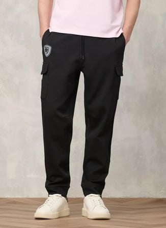 Blauer Siyah Erkek Regular Fit Logo Baskılı Sweatpant 26SBLUP04036-999 OLNEYS