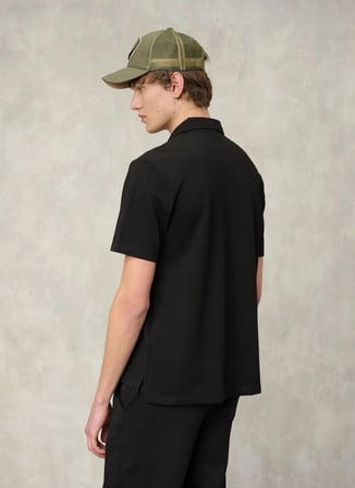 Blauer Siyah Erkek Slim Fit Logo Baskılı Polo T-Shirt 26SBLUT02064-999 KEMP