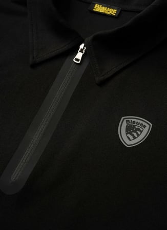 Blauer Siyah Erkek Slim Fit Logo Baskılı Polo T-Shirt 26SBLUT02067-999 GILMER