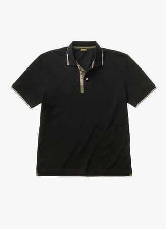 Blauer Siyah Erkek Regular Fit Yazı Baskılı Polo T-Shirt 26SBLUT02295-999 PARKSON
