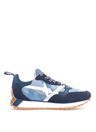 W6YZ Beyaz - Mavi - Lacivert Erkek Sneaker LOOP-UNI.