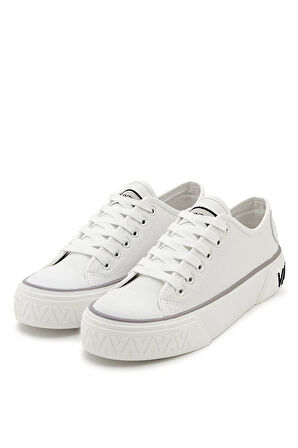 Kadın Aron Lace-Up Bağcıklı Sneakers - Beyaz | 41