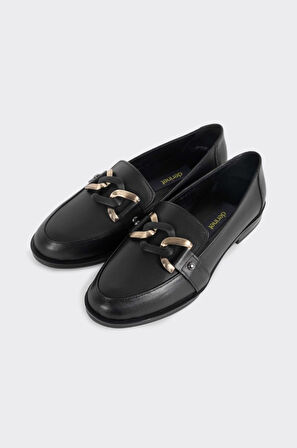 Hakiki Deri Tokalı Kadın Babet