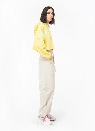 Pinko Yuvarlak Yaka Baskılı Siyah Kadın Sweatshırt 103129A1LU