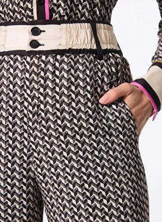 Pinko Yüksek Bel Standart Çok Renkli Kadın Pantolon 104261-A24Z/CZ5