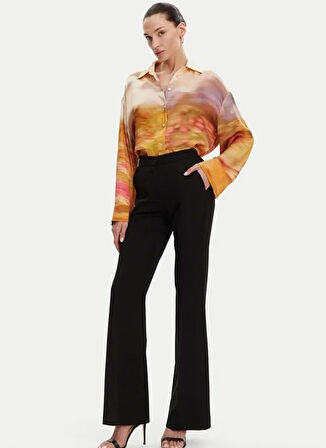 Pinko Standart Desenli Bej Kadın Gömlek 104864