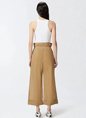 Pinko Yüksek Bel Standart Açık Kahve Kadın Pantolon 104896