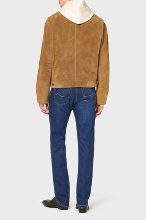 Jacob Cohen Pamuklu Slim Fit Dar Paça Jeans Erkek KOT PANTOLON JUMQ E004 057 P3582 V1 100D LACİVERT