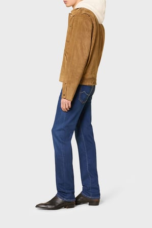 Jacob Cohen Pamuklu Slim Fit Dar Paça Jeans Erkek KOT PANTOLON JUMQ E004 057 P3582 V1 100D LACİVERT