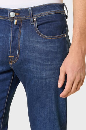 Jacob Cohen Pamuklu Slim Fit Dar Paça Jeans Erkek KOT PANTOLON JUMQ E004 057 P3582 V1 100D LACİVERT