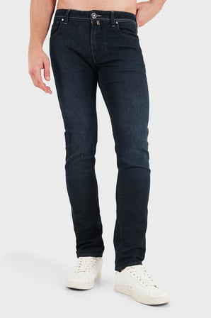 Jacob Cohen Pamuklu Slim Fit Normal Bel Dar Paça Jeans Erkek KOT PANTOLON JUM QE009 P0009 064 R2 100D LACİVERT