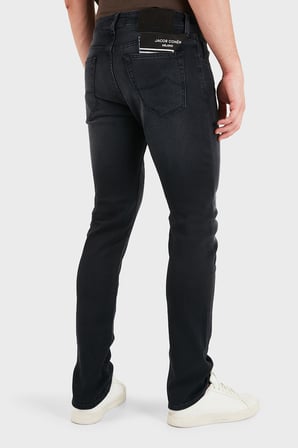 Jacob Cohen Pamuklu Slim Fit Normal Bel Dar Paça Jeans Erkek KOT PANTOLON JUM QE004 S3622 030S1 500D SİYAH