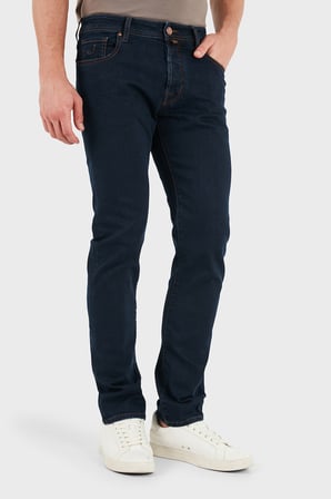 Jacob Cohen Pamuklu Slim Fit Normal Bel Dar Paça Jeans Erkek KOT PANTOLON JUM QE004 S3624 030 R2 100D LACİVERT