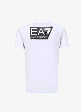 EA7 Beyaz Erkek Polo T-Shirt 3DPF16PJ03Z