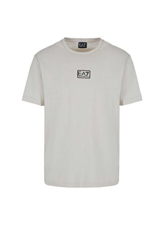 EA7 Bisiklet Yaka Bej Erkek T-Shirt 3DPT05PJ02Z