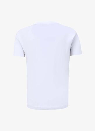 EA7 Bisiklet Yaka Beyaz Erkek T-Shirt 3DPT12PJ7BZ