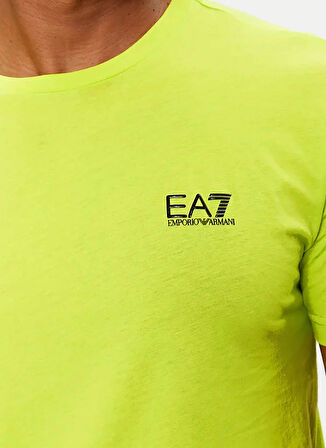 EA7 Bisiklet Yaka Yeşil Erkek T-Shirt 8NPT51PJM9Z