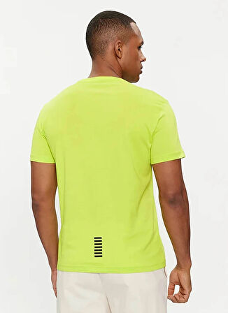 EA7 Bisiklet Yaka Yeşil Erkek T-Shirt 8NPT51PJM9Z