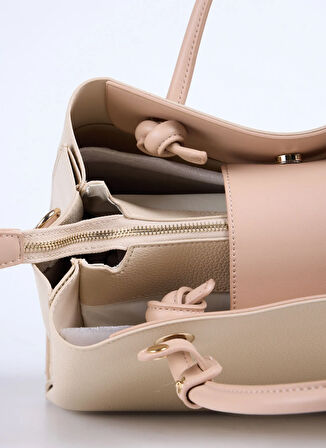 Valentino Ekru Kadın El Çantası VBS5A802045