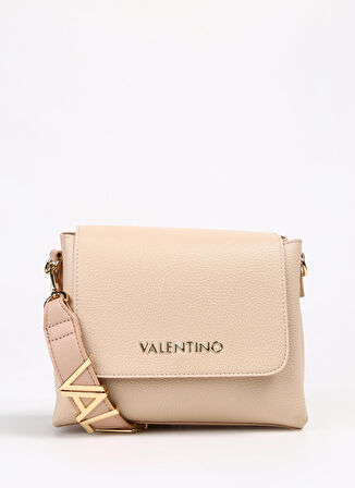Valentino Ekru Kadın 15x21,5x10 Çapraz Çanta VBS5A806