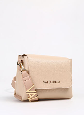 Valentino Ekru Kadın 15x21,5x10 Çapraz Çanta VBS5A806