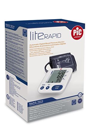 Pic Solution Lite Rapid Hafızalı Koldan Ölçer Dijital Tansiyon Aleti